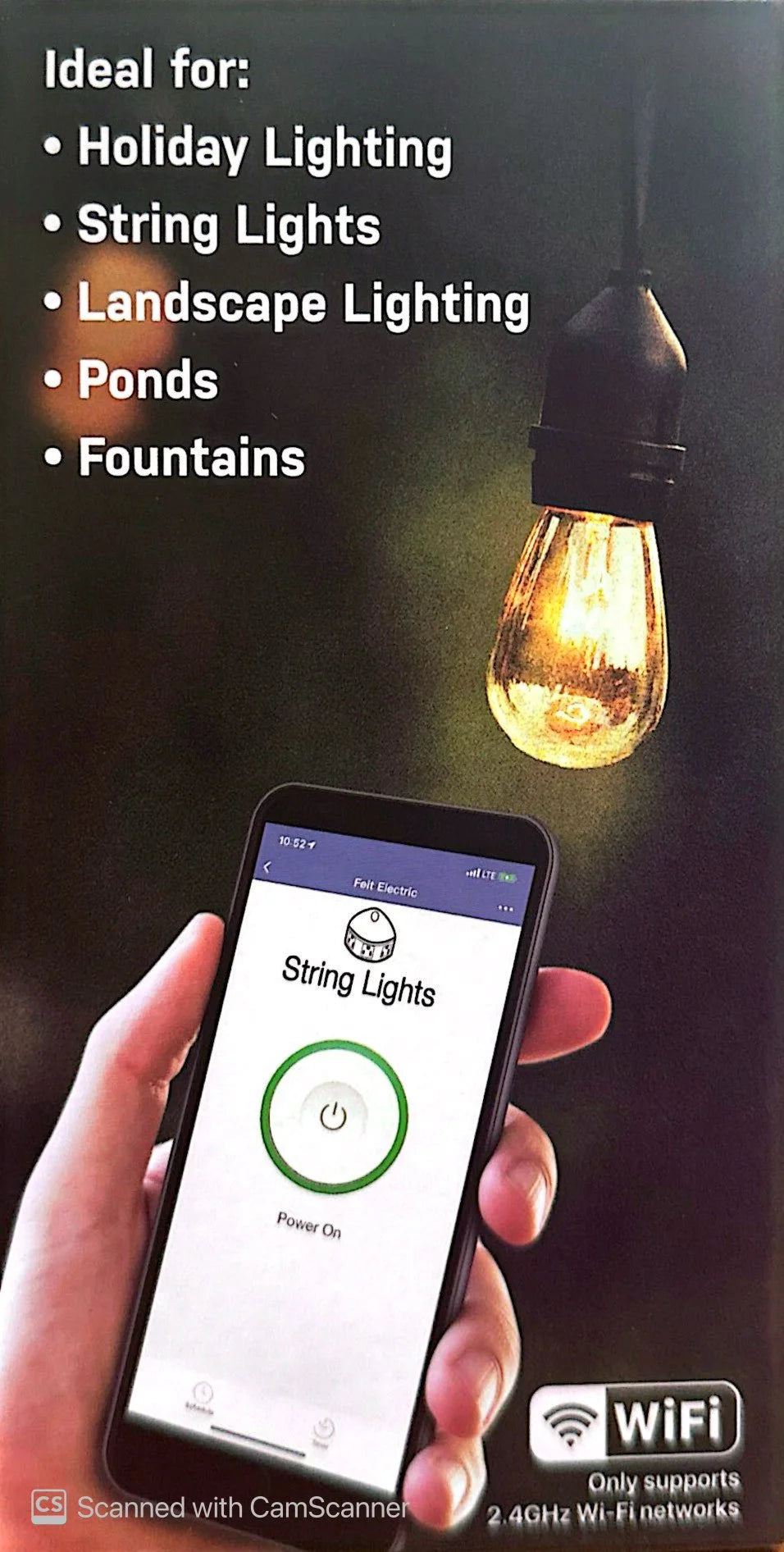 Triple Outlet Outdoor Smart Plugs 2 Pack