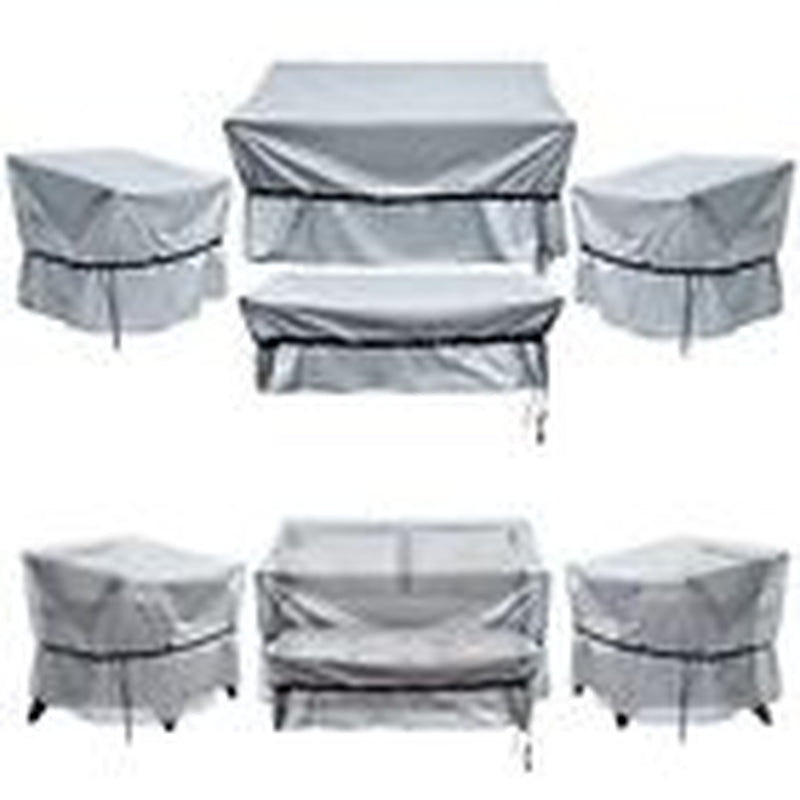 Octbird Outdoor Furniture Covers Waterproof, 4-Piece Patio Furniture Covers