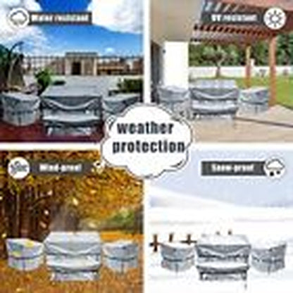 Octbird Outdoor Furniture Covers Waterproof, 4-Piece Patio Furniture Covers