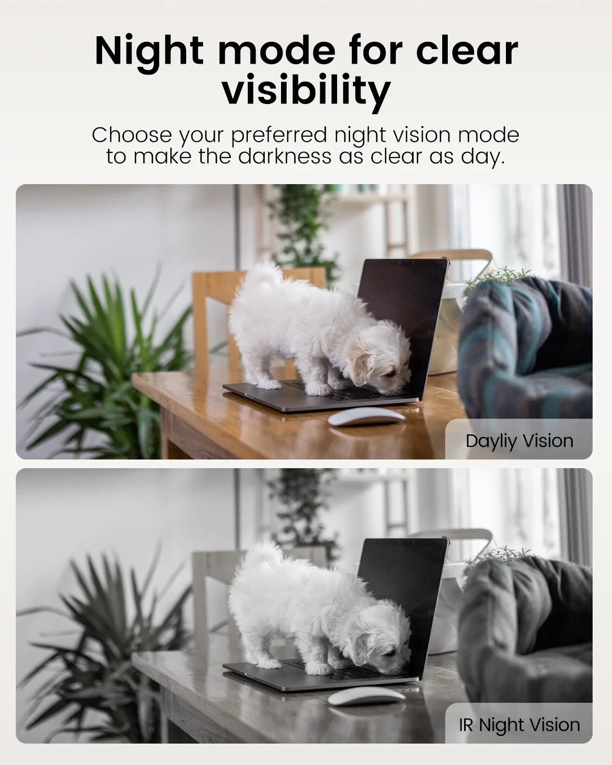 2.5K Indoor Camera, 5G/2.4G Wifi Cameras for Home Security, 360° Pan/Tilt Pet Camera for Dog/Cat, Baby Monitor, Phone App, Motion Tracking & Alerts, Night Vision, Two-Way Audio, Support Alexa
