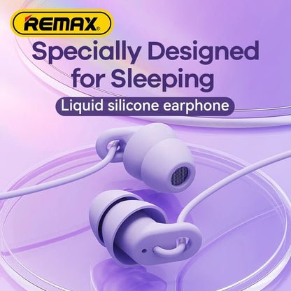 Remax Soft Sleep Earphones Wired Noise Cancelling In-Ear Anti-noise Type C 3.5mm Earphone Wired For Mobile Phone Earplugs Mini